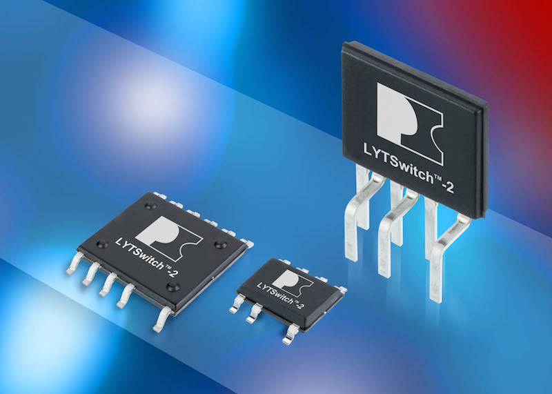 LYTSwitch-2 isolated LED-driver ICs from Power Integrations tout output power and accuracy